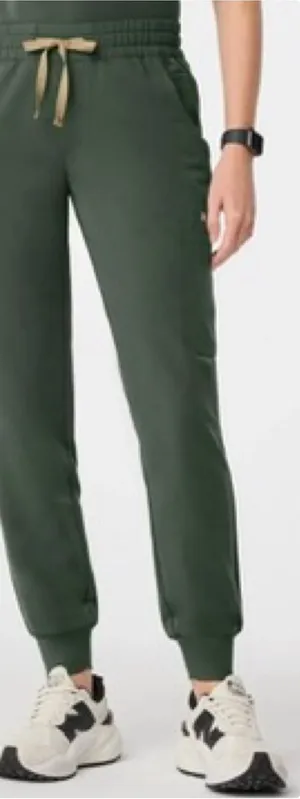 FIGS Uman Jogger Scrub Pants Women’s XL Petite Moss Green Technical Collection thumbnail 1