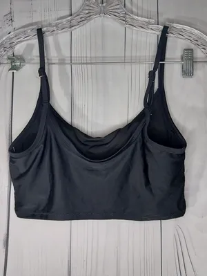 Aerie Halter Scoop Neck Bikini Minimalist Y2K Style Grunge Swim Top thumbnail 3