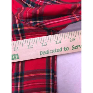 Victoria's Secret Pajama Set Women XL Red Plaid Flannel Sleepwear Holiday thumbnail 6