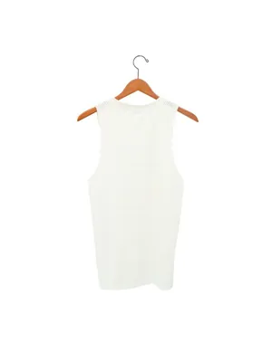 Zyia Active Women White Chill Perforated Athletic Tank Top M thumbnail 3