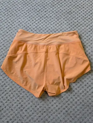 Outdoor Voices Coral-Orange Athletic Shorts thumbnail 2