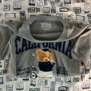 A cute tight tee Gray thumbnail 2