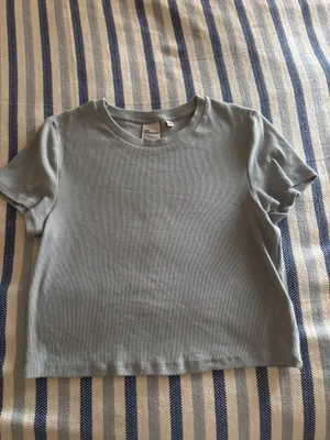 Aritzia Baby Tee TNA Cropped Blue thumbnail 1
