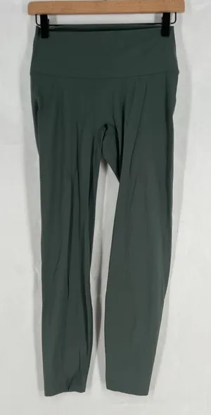 Lavento Yoga Legging Womens L/8 Green Buttery Soft Mid‎ Rise High Waist Workout thumbnail 1