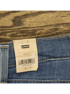 NWT Levi's 726 High Rise Flare Womens Jeans Button Fly Take a Walk Blue 22W thumbnail 10