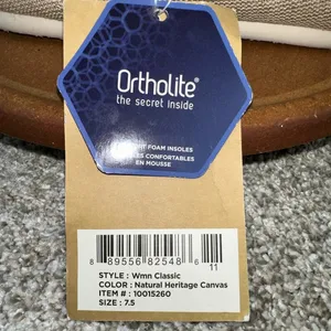 Toms Women's Natural Heritage Canvas 10015260 Cupsole Slip On Flats Size 7.5 thumbnail 7