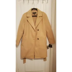 NWT Andrew Marc Marc New York Camel Coat MSRP $129 Sz . L thumbnail 2