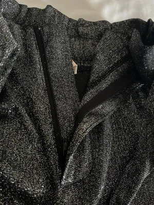& Other Stories NWOT Peach Metallic Glitter Paperbag Joggers - Fits L/M 🪩 thumbnail 7