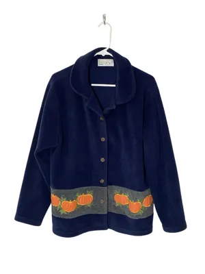 VINTAGE CD SPORT Pumpkin Fleece Jacket thumbnail 2