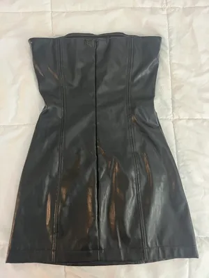 Princess Polly Hailey Strapless Mini Dress Black thumbnail 4