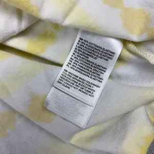 The North Face Dress Womens S Yellow Tie Dye Sweetheart Strappy Smocked Ruffle thumbnail 5
