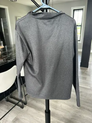 Ohio State Quarter Zip Gray Size M thumbnail 4