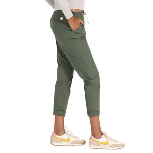 VUORI Ripstop DuraTerra Pant Women S Army Green Outdoor Hiking Travel Light EUC thumbnail 2