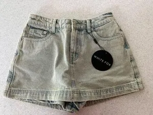 White Fox Boutique denim skort thumbnail 1
