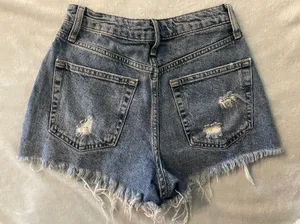 Forever 21 Ripped Denim Shorts thumbnail 2