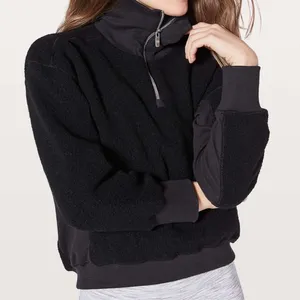 Lululemon Stand Out Sherpa Half Zip Pullover in Black thumbnail 11
