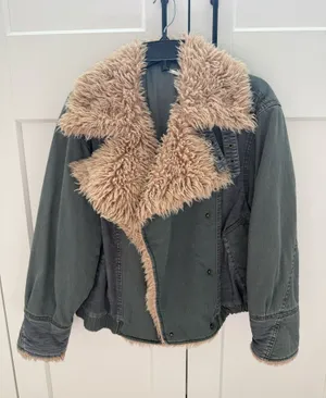 Free People Owen Sherpa Faux Fur Jacket thumbnail 1