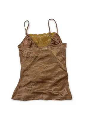 DKNY gold sequin tank top thumbnail 6