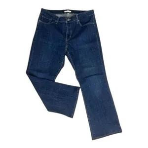 Levi’s Dark Blue Classic Bootcut Women Jeans Size 14 Stretch High Rise thumbnail 2