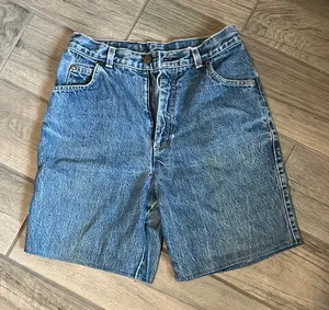 Levi's Blue Jean Shorts High-Waisted Relaxed Fit thumbnail 1