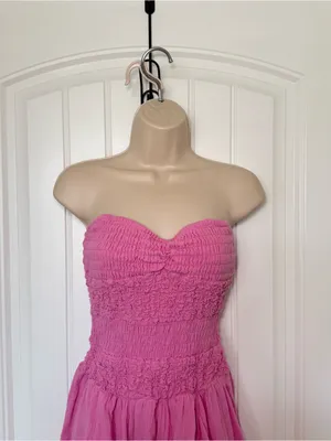 Free People Small Sparkling Moment Midi Barbiecore Y2K Fairycore McBling Dress thumbnail 6