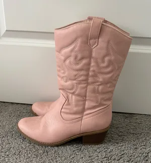 Charles Albert Pink cowboy boots thumbnail 1