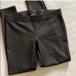 Express faux leather black leggings Sz L thumbnail 8
