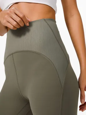 Lululemon Blissful Bend Super High-Rise Short 8" Army Green Size 6 thumbnail 4