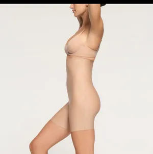NWT Skims Body High Waisted Mid Thigh Shorts Clay Large (SOLD OUT) thumbnail 2