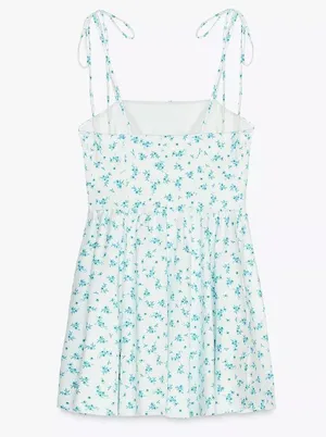 ZARA Floral Print Dress thumbnail 6