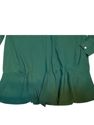 Tuckernuck Hunter Green Crepe Callahan Shirt Dress – XL thumbnail 3