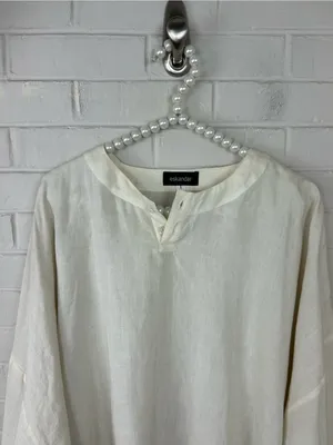NWT Vintage Deadstock Eskandar Linen Oversized Top Size 1 thumbnail 3