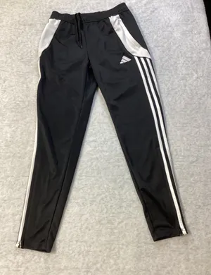 Adidas Tiro 24 Training Pants Womens XS Black White Track Soccer IJ7660‎ NEW thumbnail 1