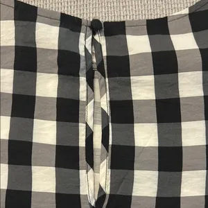 a new day Black and White Gingham Blouse thumbnail 6