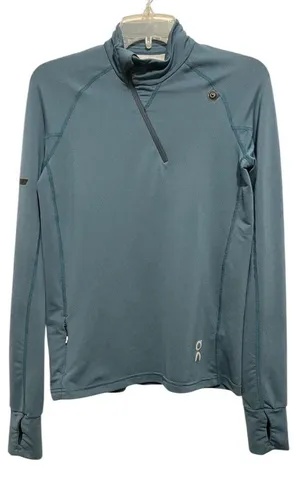 On Clouds Running Clima Shirt 1/4 Zip Pullover Long Sleeve thumbnail 1