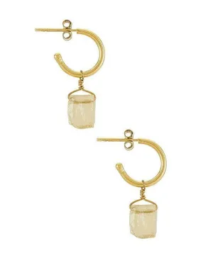 REVOLVE Arms Of Eve Carmen Hoop Earrings Citron Women's Size OS thumbnail 3