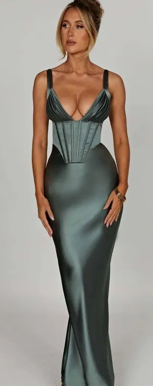 Shae Maxi Dress - SAGE thumbnail 1