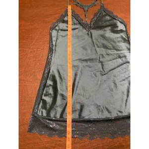 Avidlove Teal Lace Satin Slip Dress‎ Nighty Lingerie Nightgown Large Sexy Club thumbnail 9