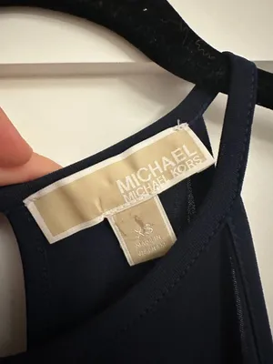 Michael by Michael Kors Navy Blue Dress Size XS thumbnail 2