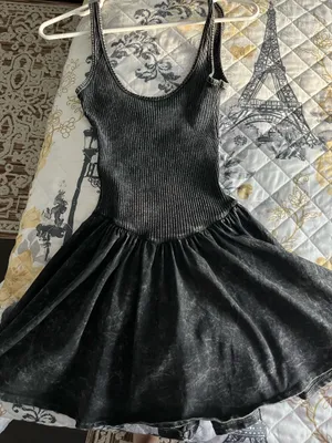 Black Washed Out Mini dress thumbnail 1