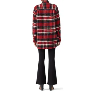 The Kooples Tweed Plaid Shacket thumbnail 4