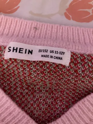 SheIn Cropped Strawberry Sweater thumbnail 3