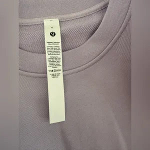 Lululemon Perfectly Oversized Logo Crew Purple thumbnail 4