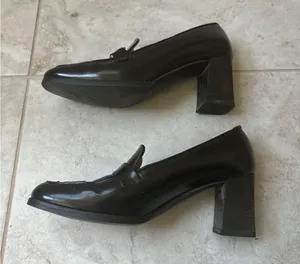 Ann Taylor Leather Heels Loafers thumbnail 4