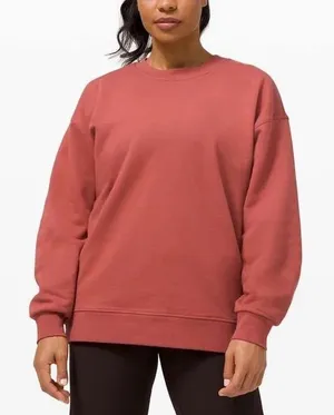 Lululemon Perfectly Oversized Crewneck Pullover Soft Cranberry thumbnail 1