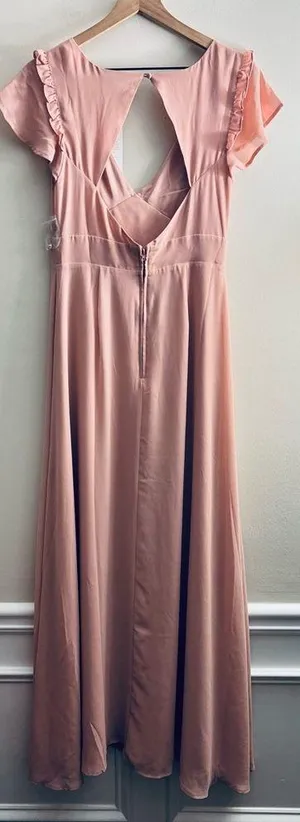 ModCloth You're Flowing Places Maxi Dress in Pink Size 6 thumbnail 4