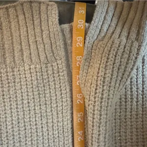 American eagle Aerie Beige Open-Front Cardigan knit sweater size large thumbnail 14