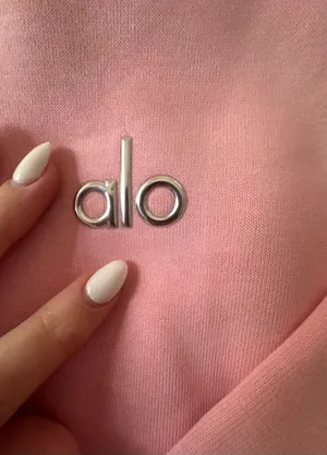Pink Alo Yoga crewneck size medium NWT brand new thumbnail 3