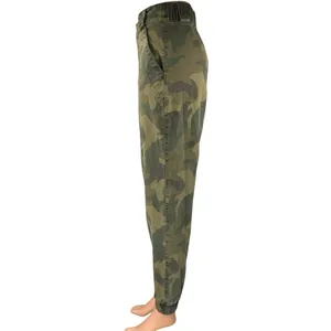 Hollister Ultra High Rise Women's Green Camo Tapered Leg Jogger Pants Size S thumbnail 2