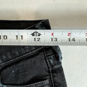 True Religion Casey Jeans Sz 25 Black & Blue Snakeskin Skinny‎ Stretch thumbnail 9